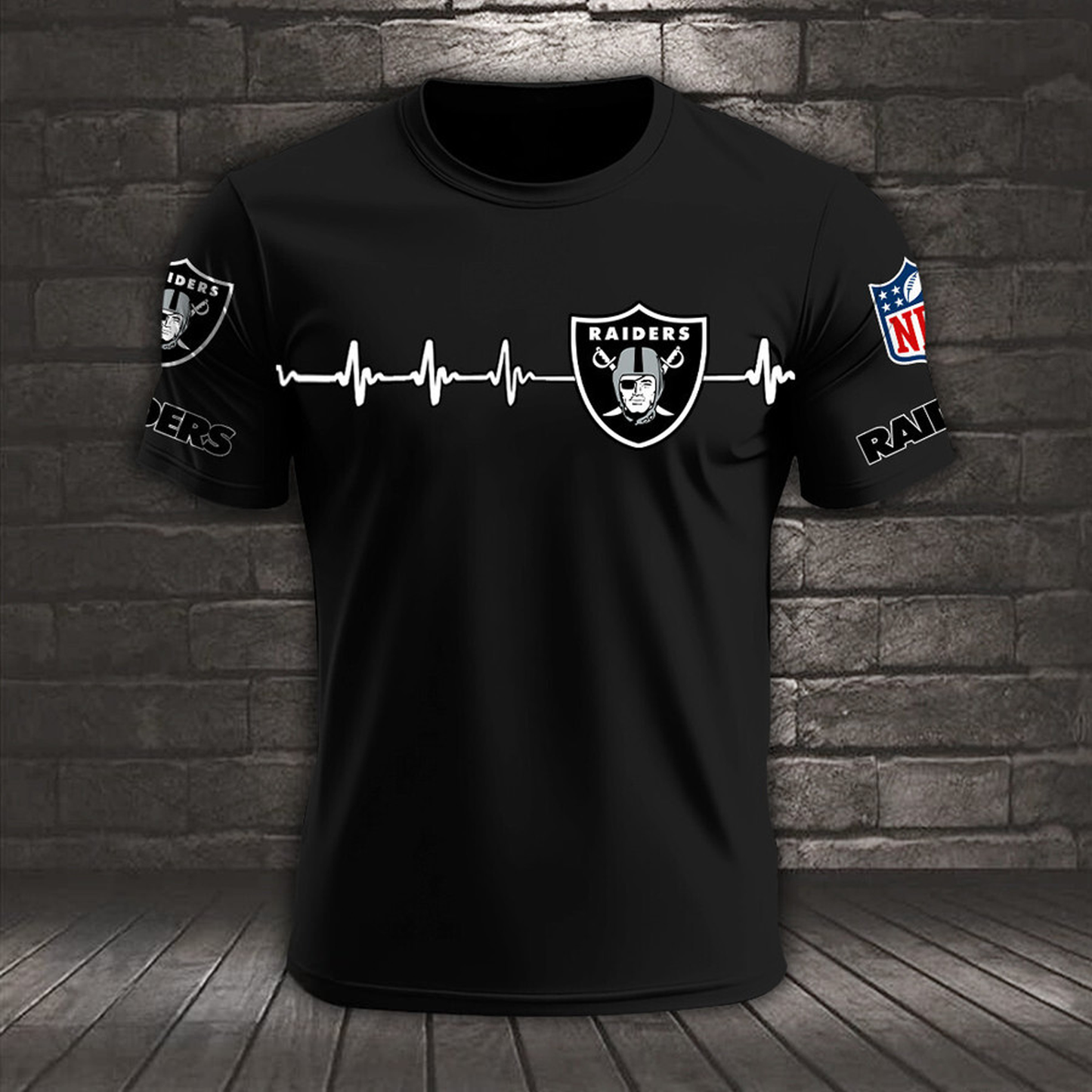 LV x NFL Heart Rate Map Special 3D Shirt DatND ThuongNH