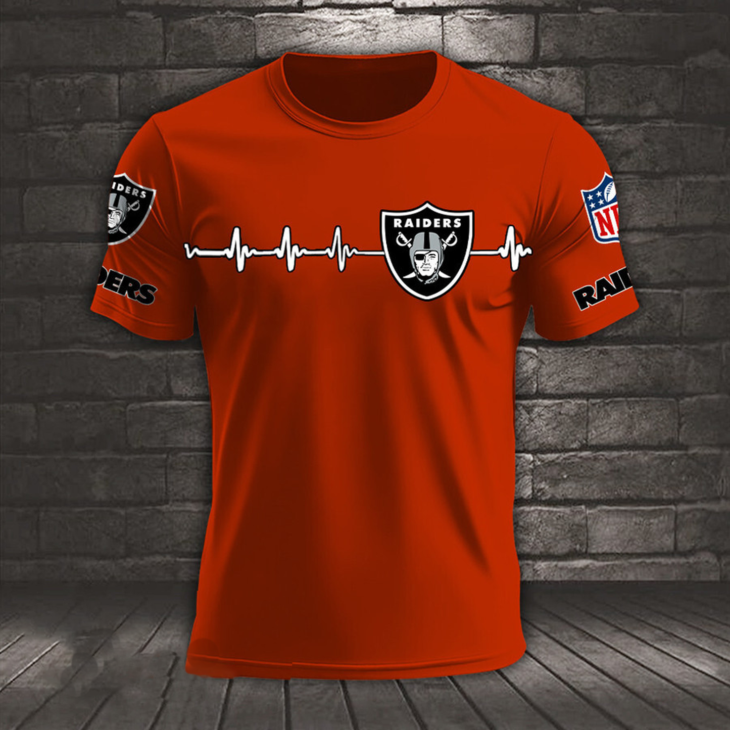 LV x NFL Heart Rate Map Special 3D Shirt DatND ThuongNH