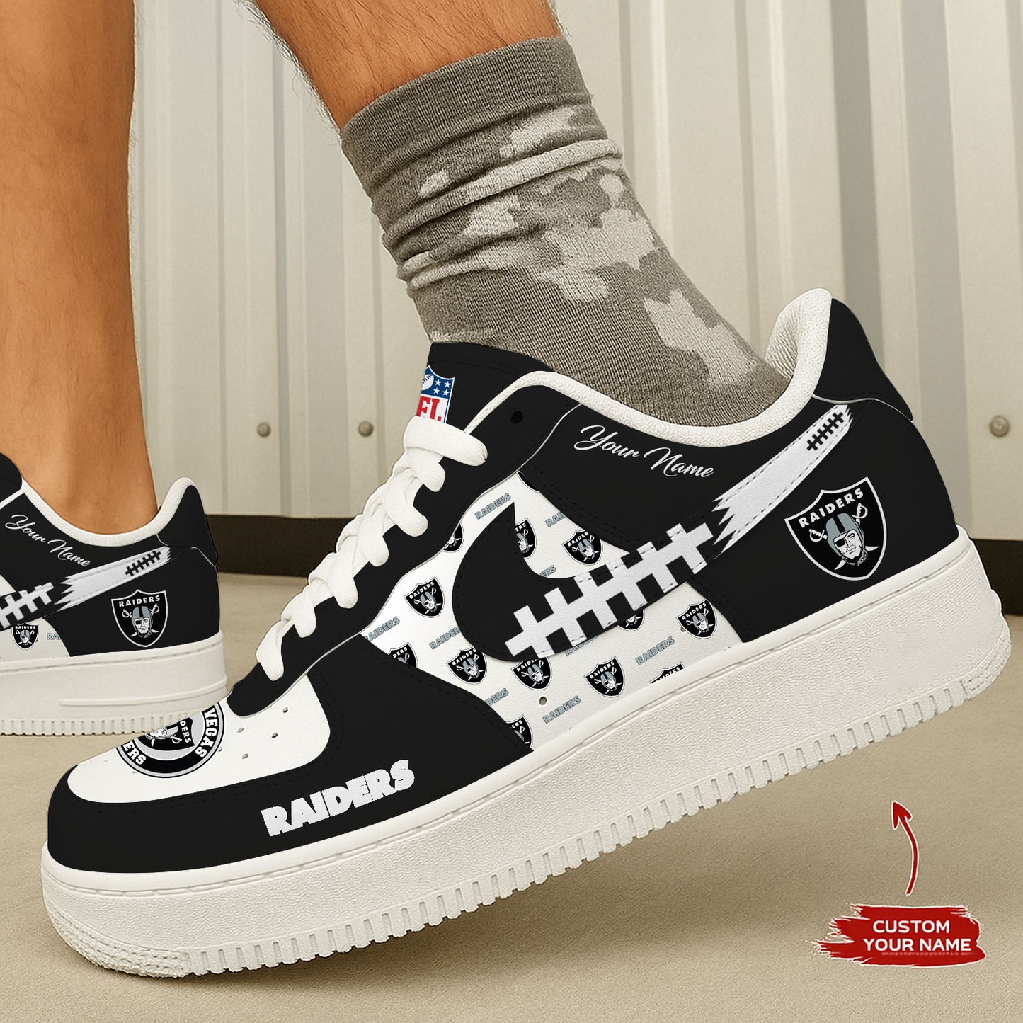 LV x NFL Personalized AF1 Shoes DatND DVT