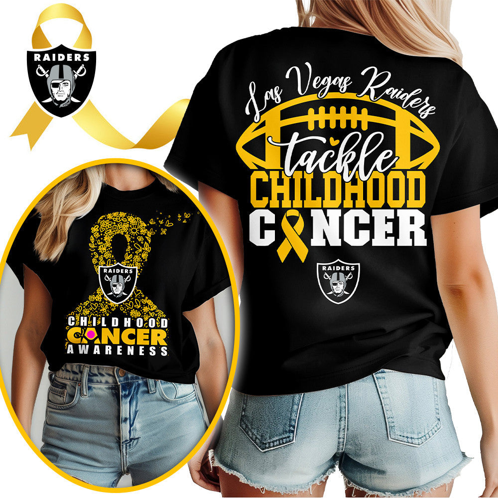 LV X NFL Premium Childhood Cancer Awareness Month 3D Shirt DatND ThuongNH