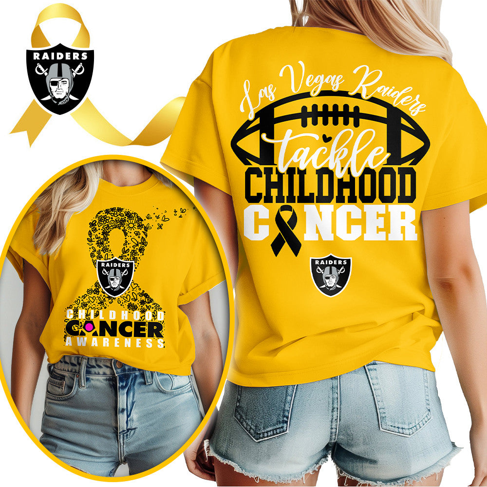 LV X NFL Premium Childhood Cancer Awareness Month 3D Shirt DatND ThuongNH