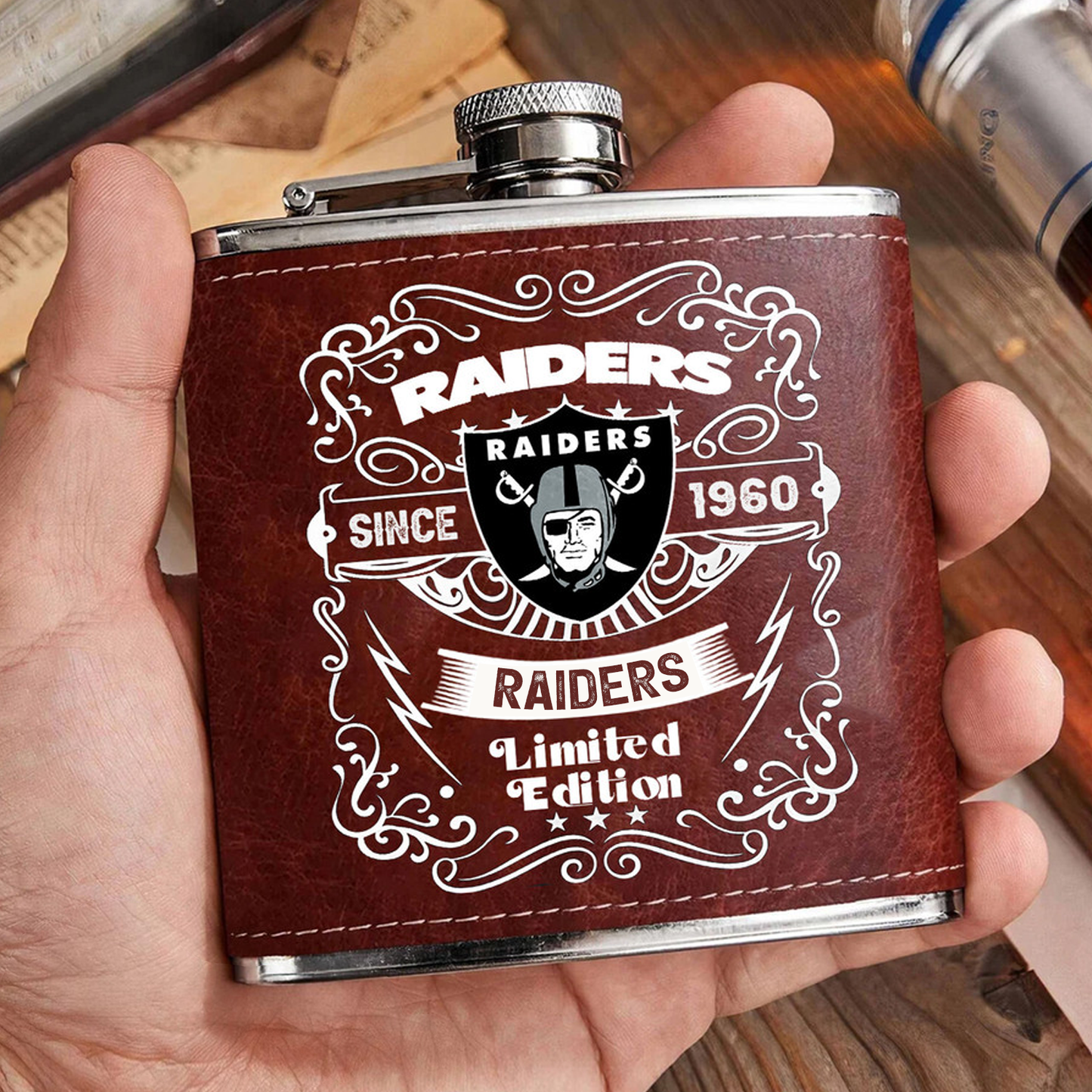LV x NFL Stainless Steel Flask DatND ThuongNH
