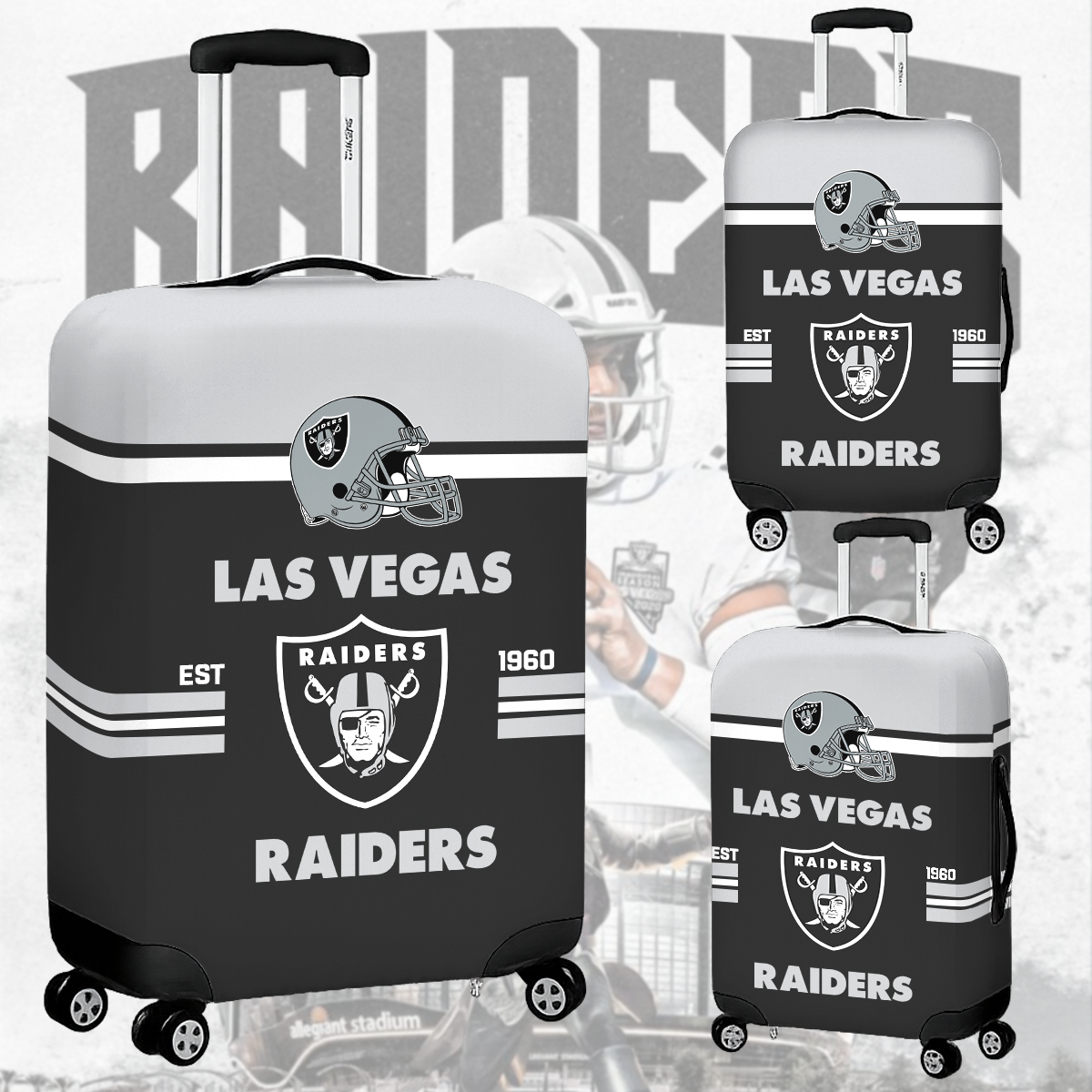 LVR NFL Luggage Cover Suitcase Protector DDT NTL