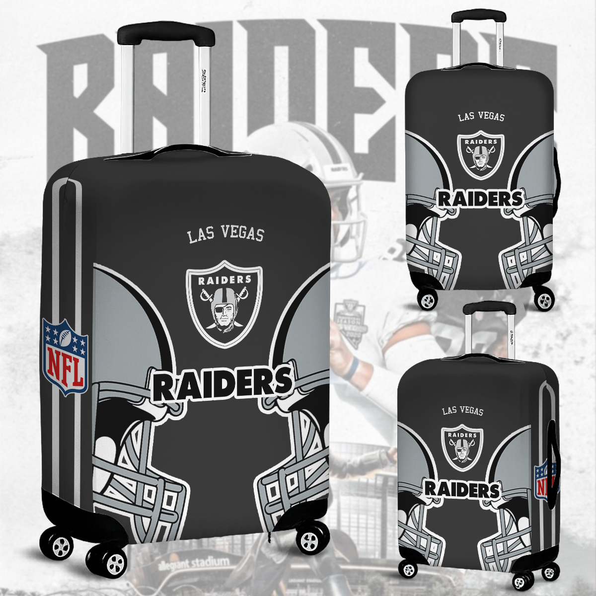 LVR NFL V2 Luggage Cover Suitcase Protector DDT NTL