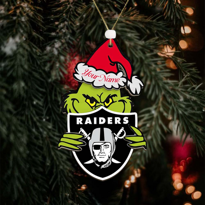 LVR NFL x Grin Christmas Ornament DDT HLP