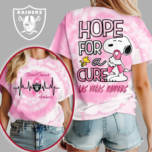 LVR Premium Breast Cancer Awareness Snoopy Hope For A Cure Shirt DDT NTL