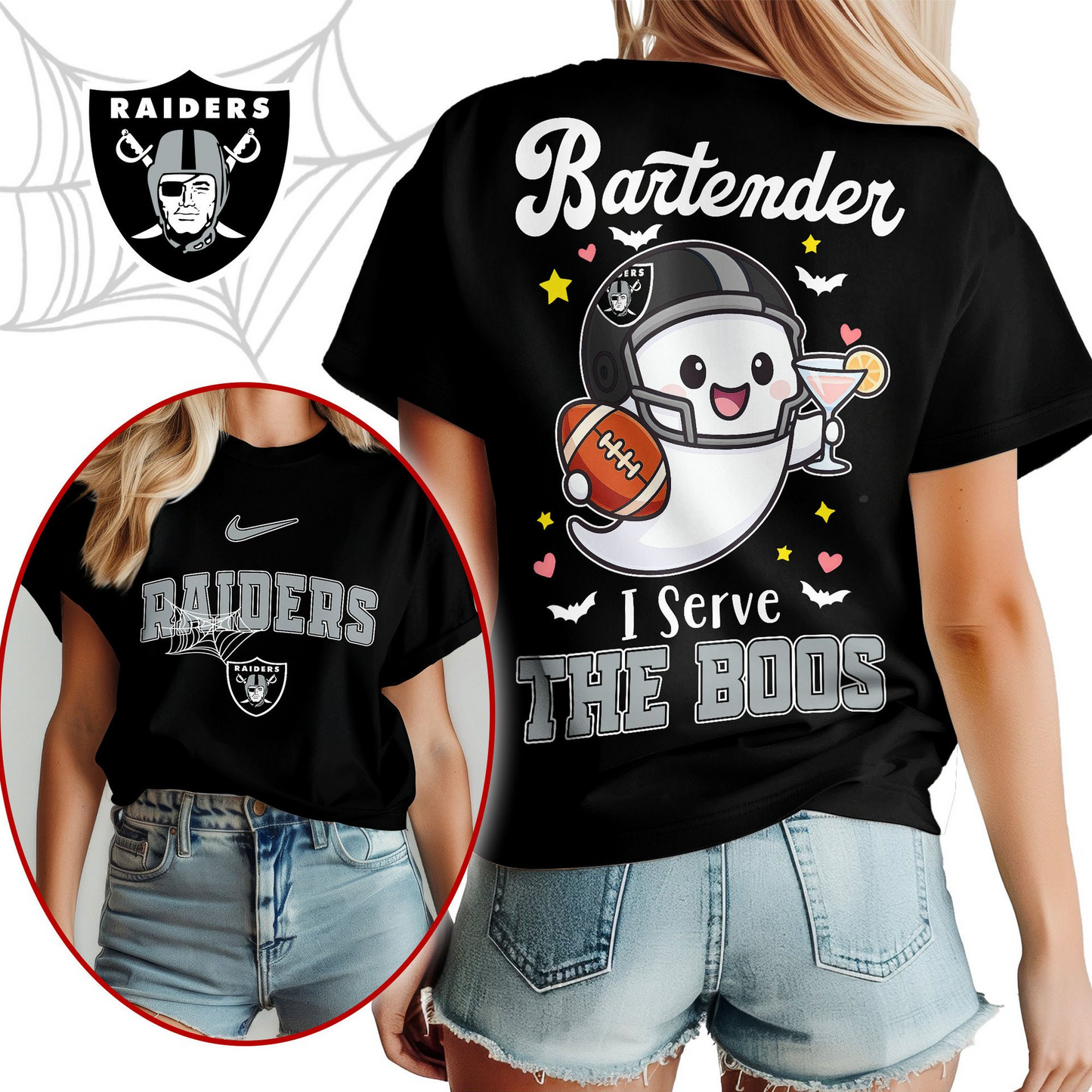 LVR Premium NFL Bartender Halloween Fan Women Shirt DDT CTND