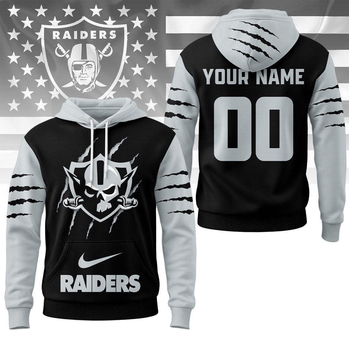 LVR Premium NFL Fan Pride Claw Hoodie DDT CTND