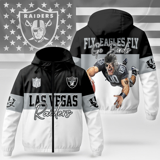 LVR Premium NFL Fan Pride Windbreaker Jacket DDT NTL