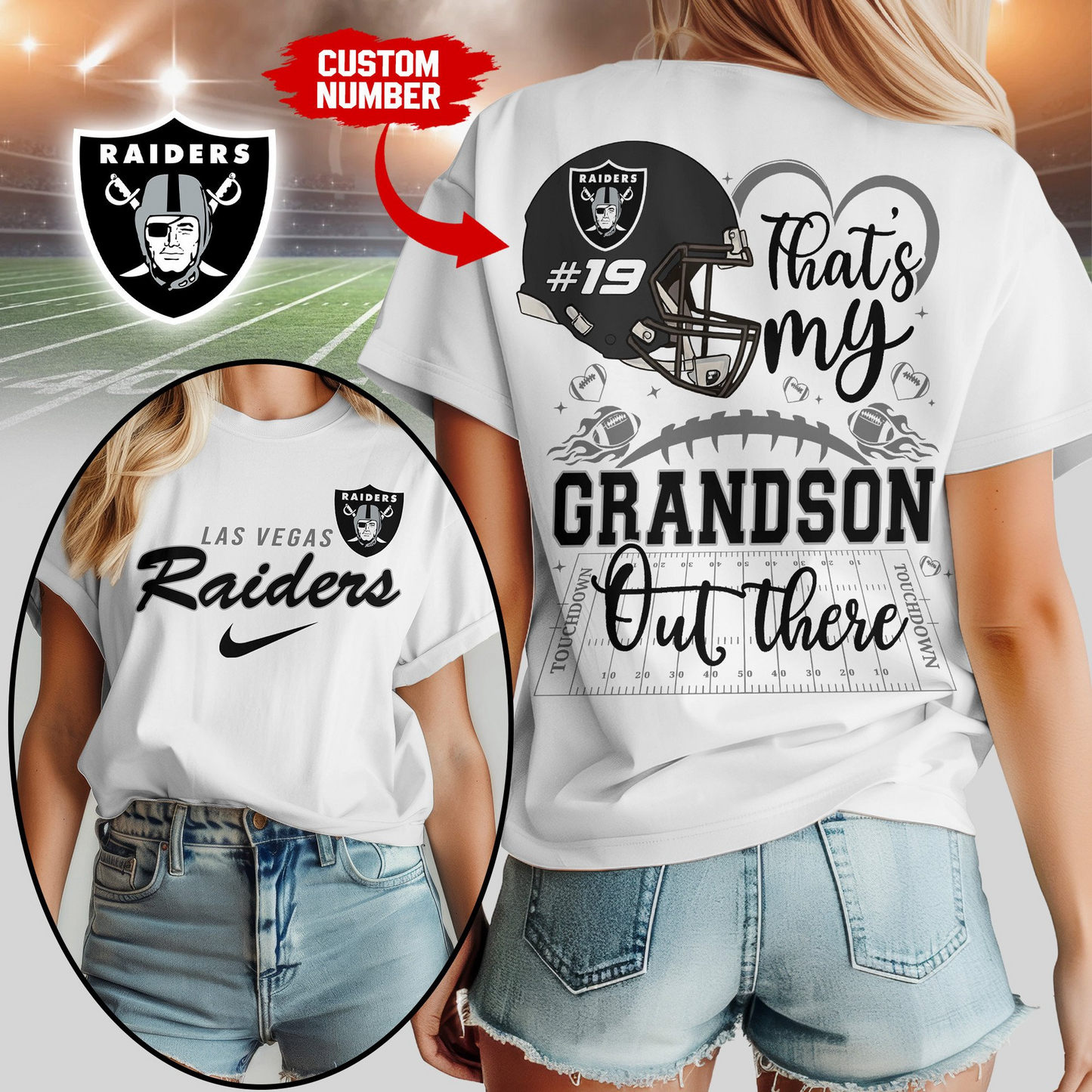 LVR Premium NFL That My Grandson Out There Shirt DDT NTL