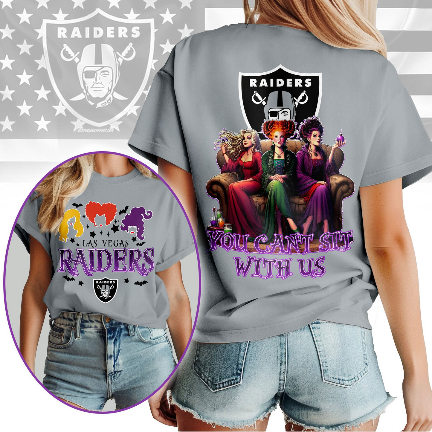 LVR Premium NFL You Can't Sit With Us 3D T-shirt DDT NTL