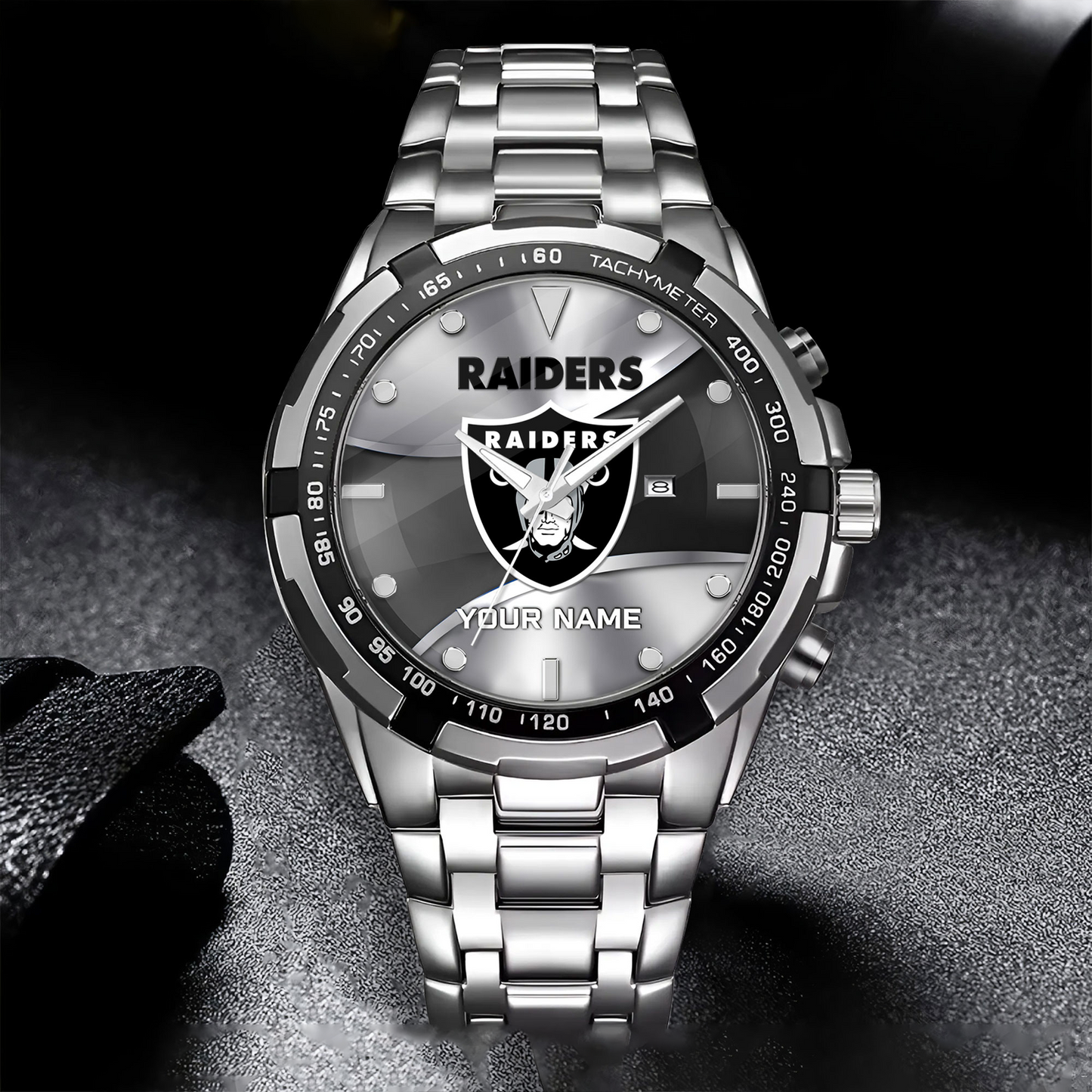 LVR x NFL Alloy Men Quartz Watch - Custom Name DATND TANTD