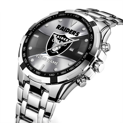 LVR x NFL Alloy Men Quartz Watch - Custom Name DATND TANTD