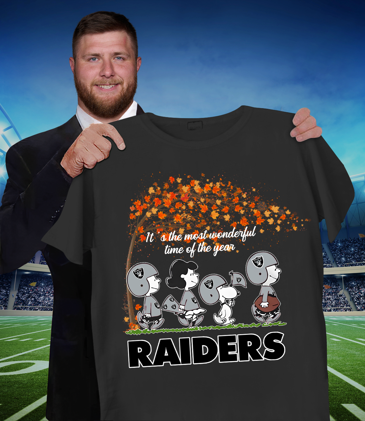 LVR x NFL It's The Most Wonderful T-Shirt DATND TANTD