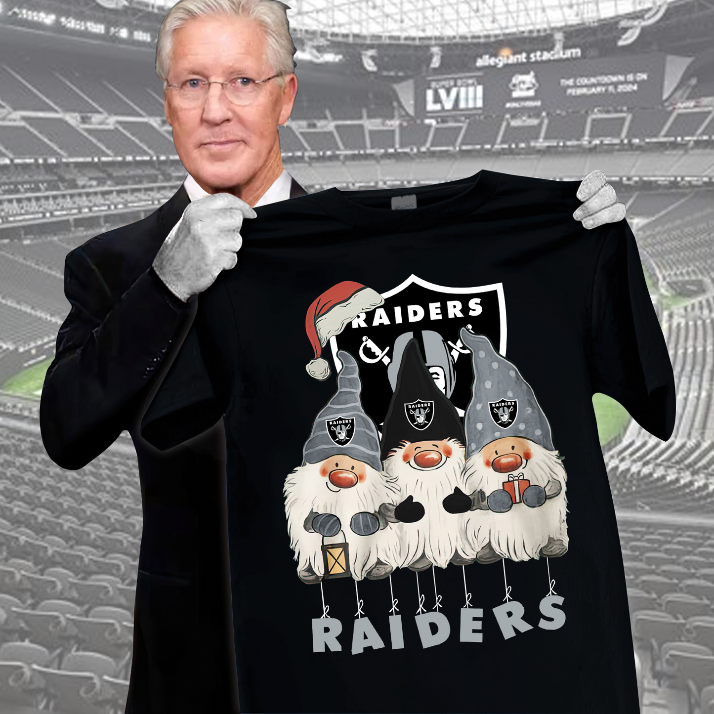 LVR x NFL Premium Christmas Gnomes Shirt DDT CTND