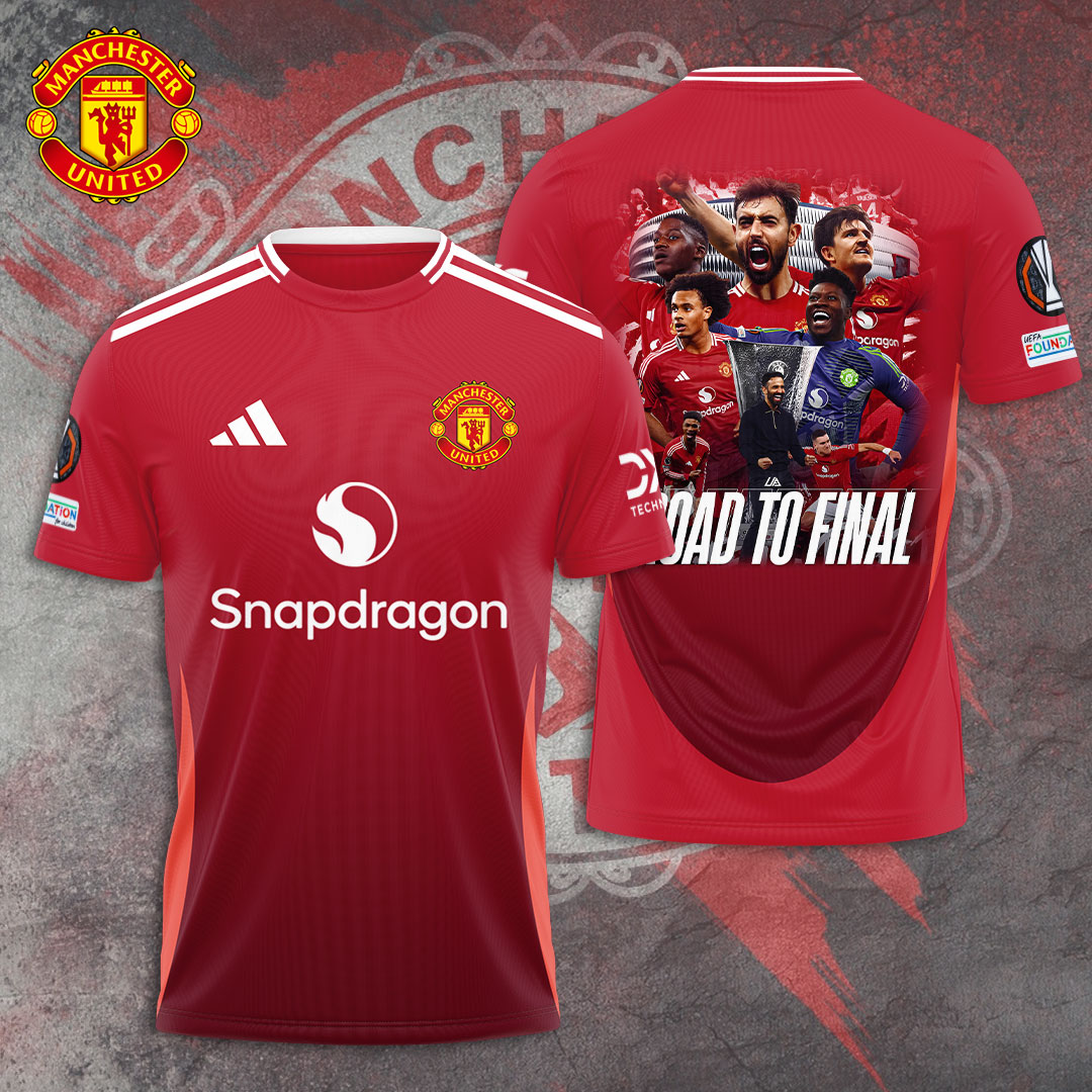 Manchester United F.C. UEFA Europa 2025 T-shirt TM NTA V2