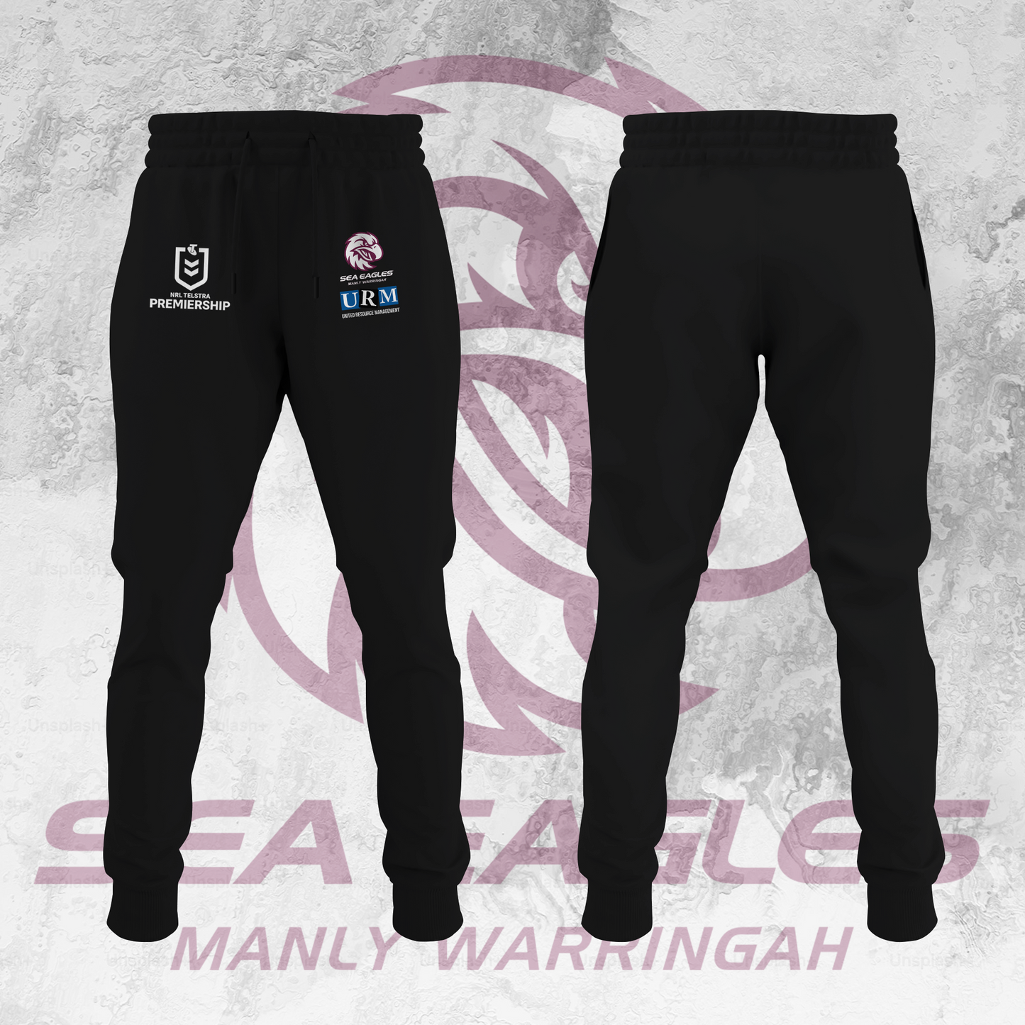 Manly Sea Eagles NRL 2025 Limited Edition Joggers TM V1