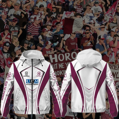 Manly Warringah Sea Eagles 2 NRL 2025 Windbreaker Jacket TM NTA V1