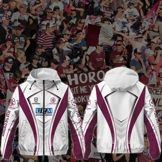 Manly Warringah Sea Eagles 2 NRL 2025 Windbreaker Jacket TM NTA V1