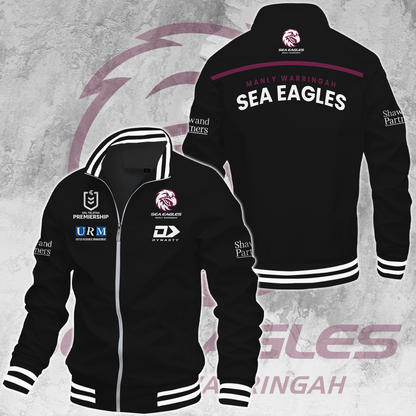 Manly Warringah Sea Eagles NRL 2025 Fear The Fortress Limited Edition Casual Jacket TM NTA V198