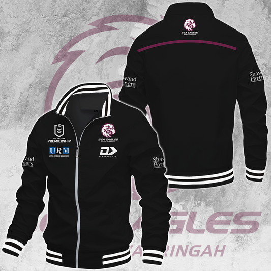 Manly Warringah Sea Eagles NRL 2025 Fear The Fortress Limited Edition Casual Jacket TM NTA V199