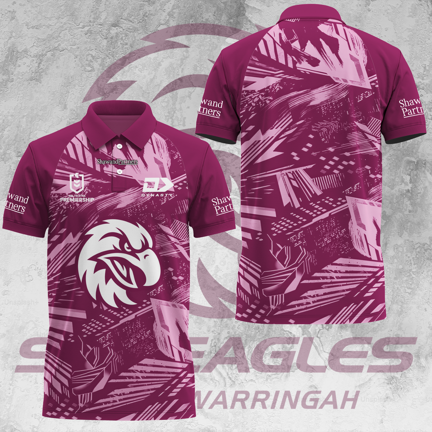 Manly Warringah Sea Eagles NRL 2025 Fear The Fortress Limited Edition Polo Shirt TM V6