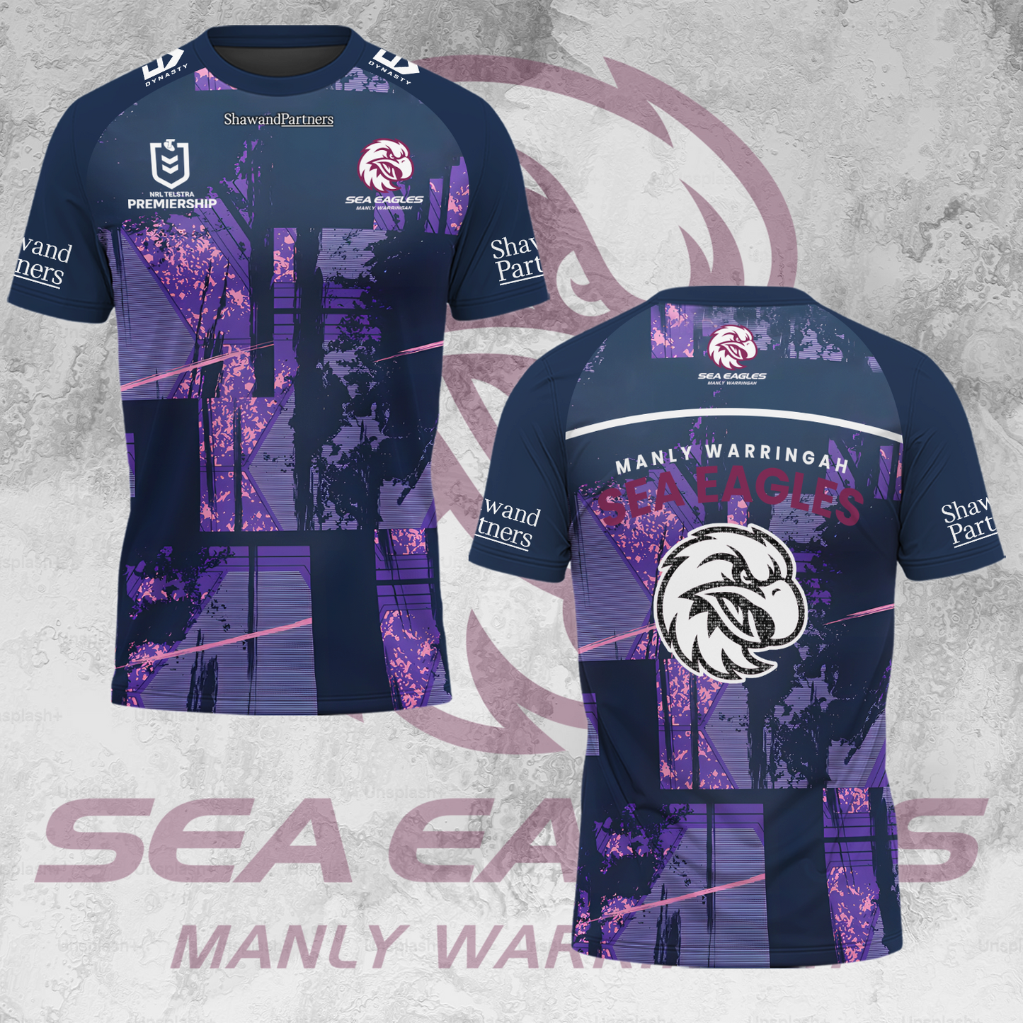 Manly Warringah Sea Eagles NRL 2025 Fear The Fortress Limited Edition T-Shirt TM V1