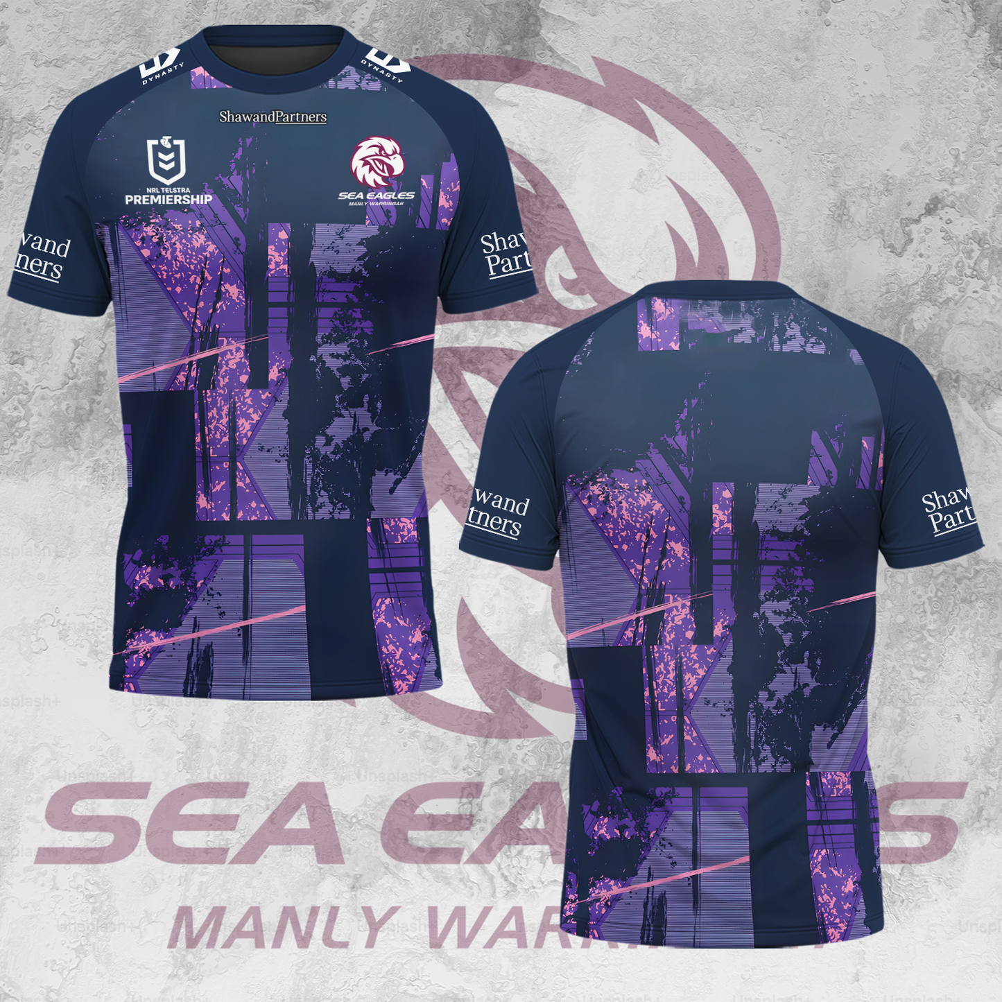 Manly Warringah Sea Eagles NRL 2025 Fear The Fortress Limited Edition T-Shirt TM V4