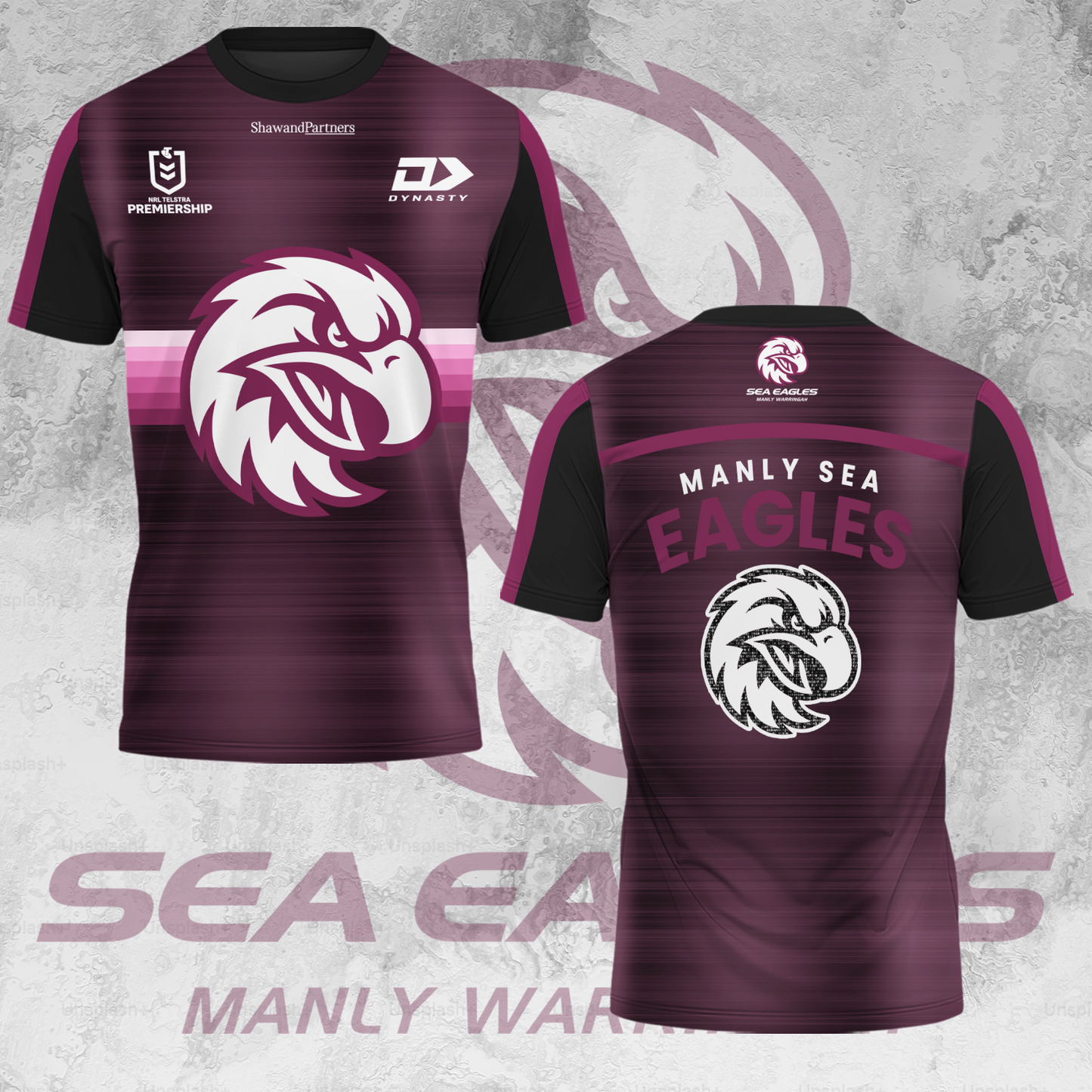Manly Warringah Sea Eagles NRL 2025 Fear The Fortress Limited Edition T-Shirt TM V3