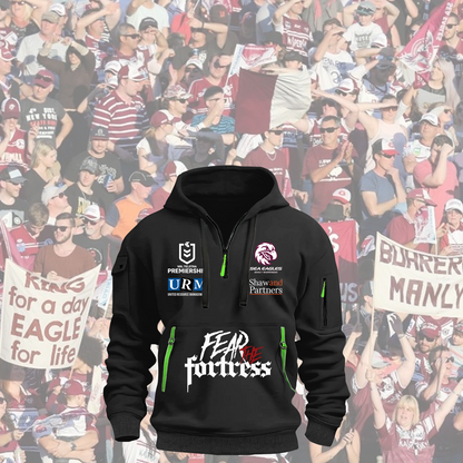 Manly Warringah Sea Eagles NRL 2025 Zipper Hoodie TM NTA V2