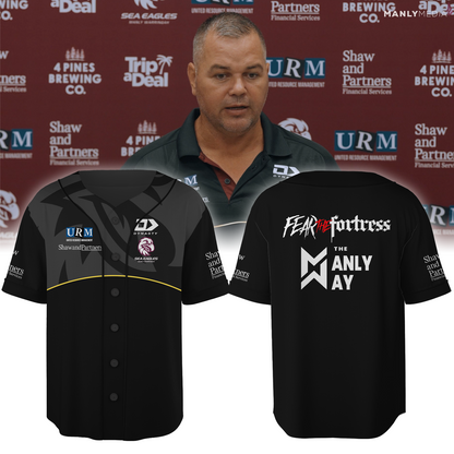 Manly Warringah Sea Eagles NRL Fear The Fortress Limited Edition BB Jersey TM V1
