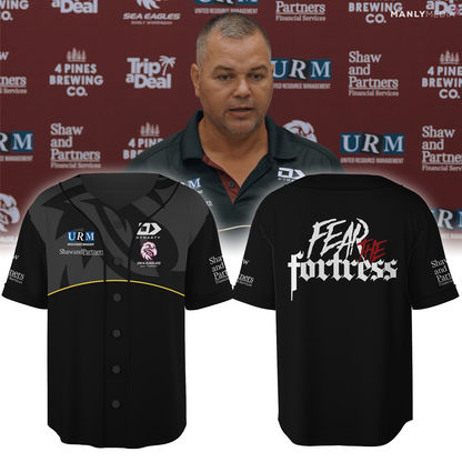 Manly Warringah Sea Eagles NRL Fear The Fortress Limited Edition BB Jersey TM V2