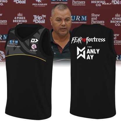 Manly Warringah Sea Eagles NRL Fear The Fortress Limited Edition BK Jersey TM V2