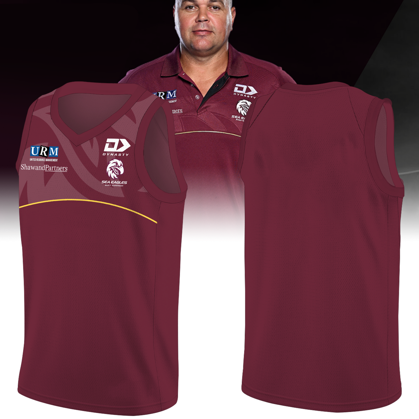 Manly Warringah Sea Eagles NRL Fear The Fortress Limited Edition BK Jersey TM V2
