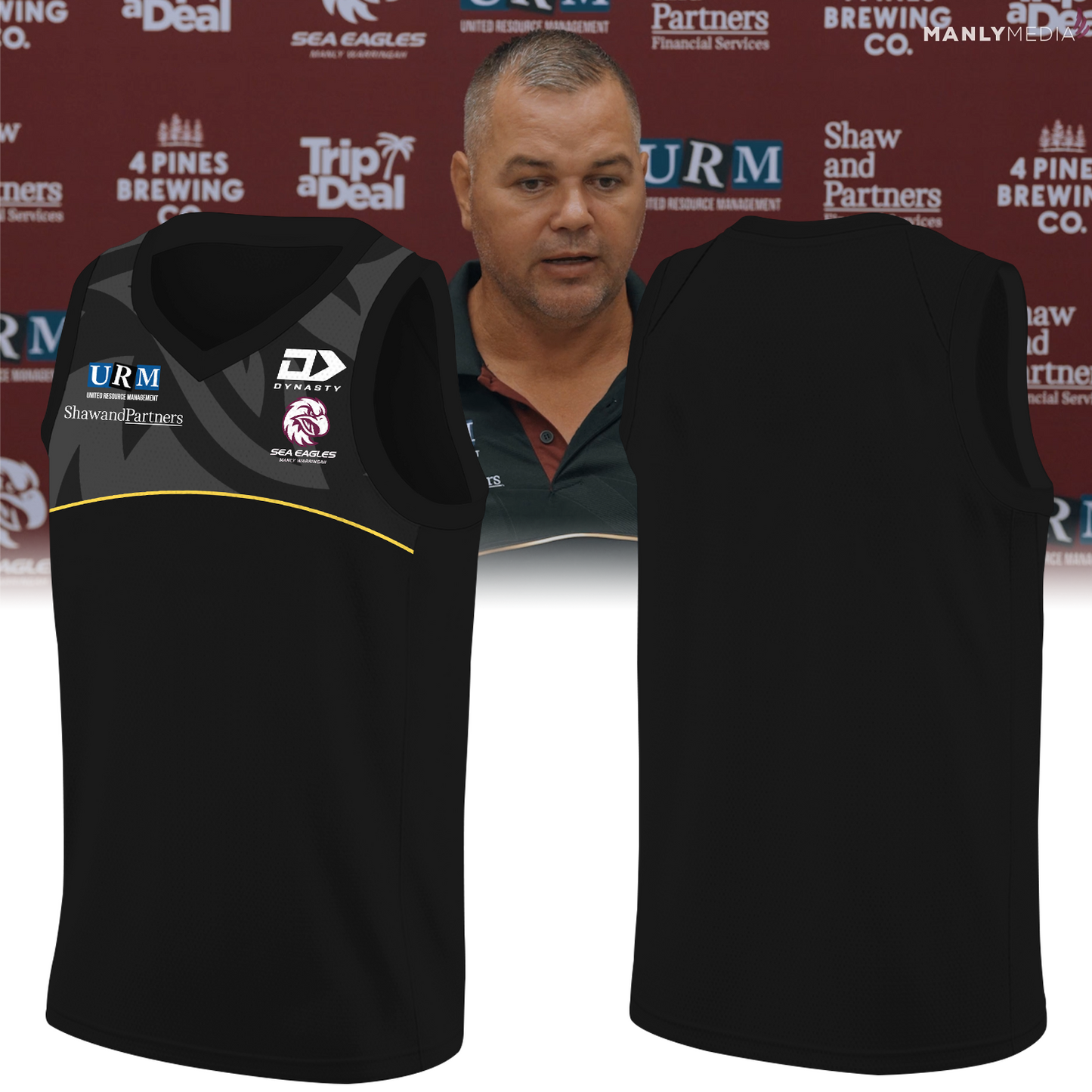 Manly Warringah Sea Eagles NRL Fear The Fortress Limited Edition BK Jersey TM V3
