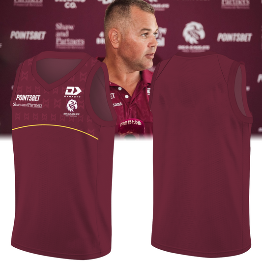 Manly Warringah Sea Eagles NRL Fear The Fortress Limited Edition BK Jersey TM V6