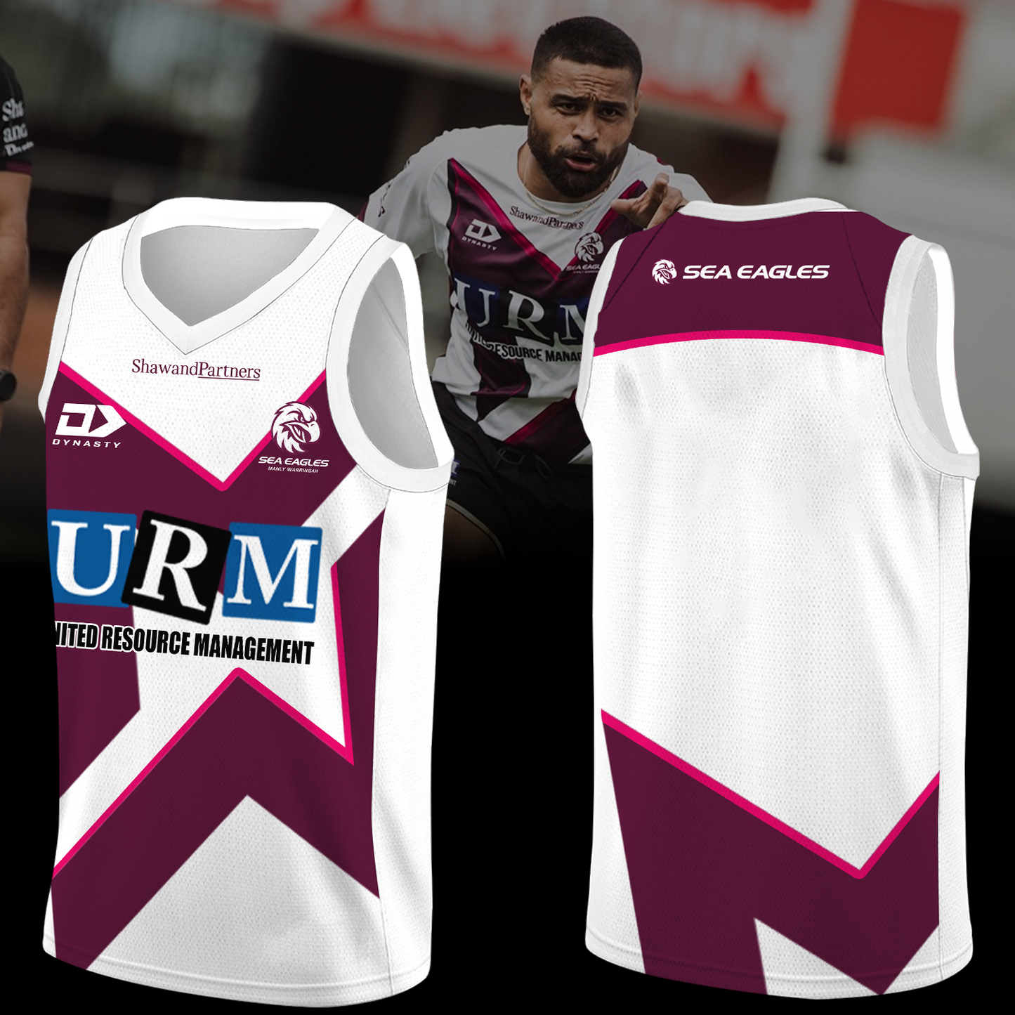 Manly Warringah Sea Eagles NRL Fear The Fortress Limited Edition Jersey TM V2