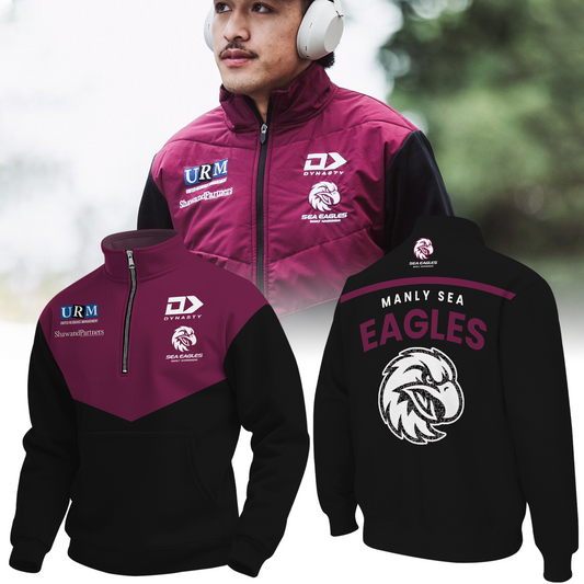 Manly Warringah Sea Eagles NRL Fear The Fortress Limited Edition New Hoodie 2025 TM - When you buy a combo - You save more V3