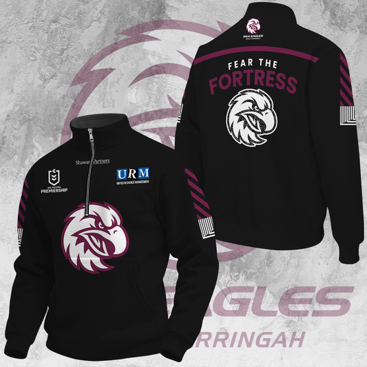 Manly Warringah Sea Eagles NRL Fear The Fortress Limited Edition New Hoodie 2025 TM - When you buy a combo - You save more V7