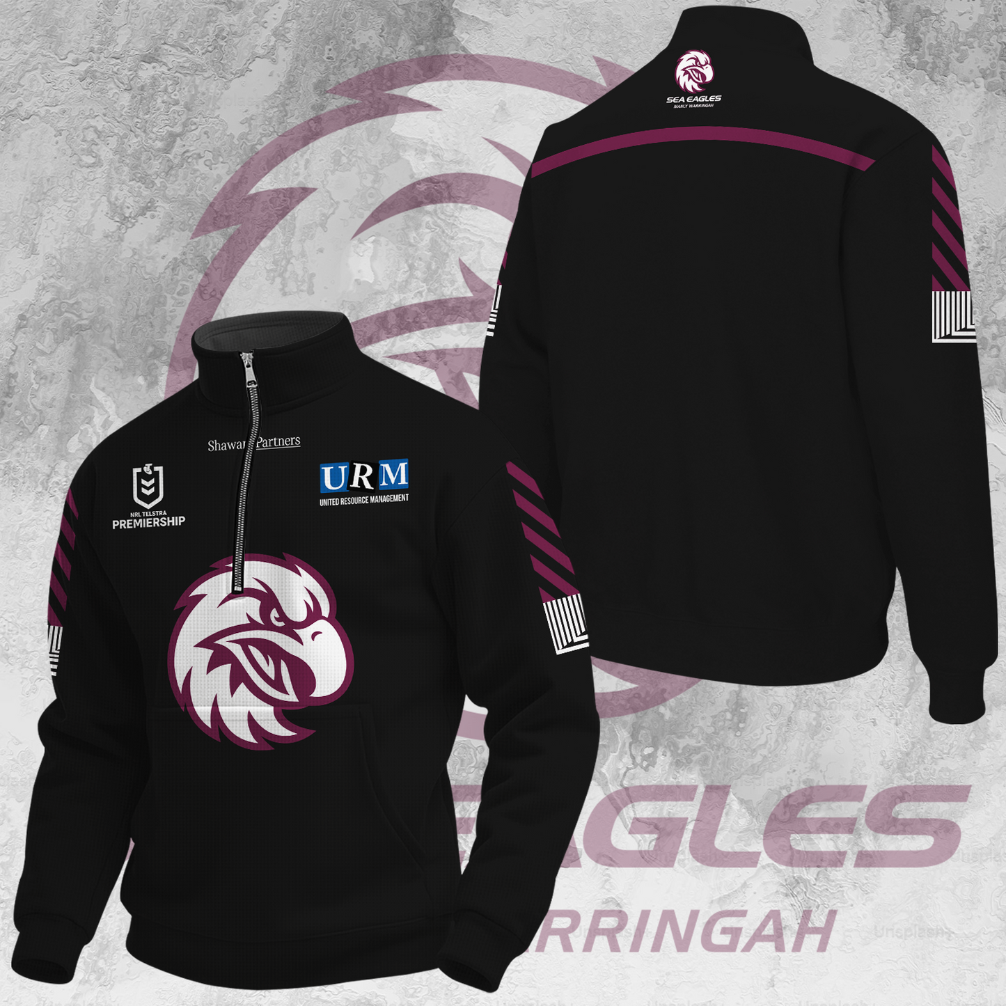 Manly Warringah Sea Eagles NRL Fear The Fortress Limited Edition New Hoodie 2025 TM - When you buy a combo - You save more V8