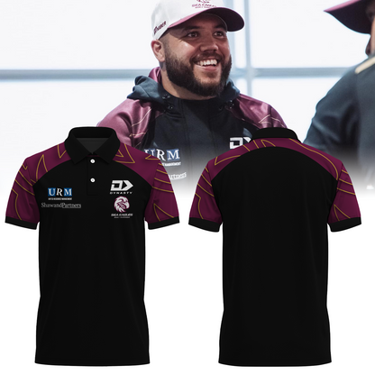 Manly Warringah Sea Eagles NRL Fear The Fortress Limited Edition Polo Shirt TM V10
