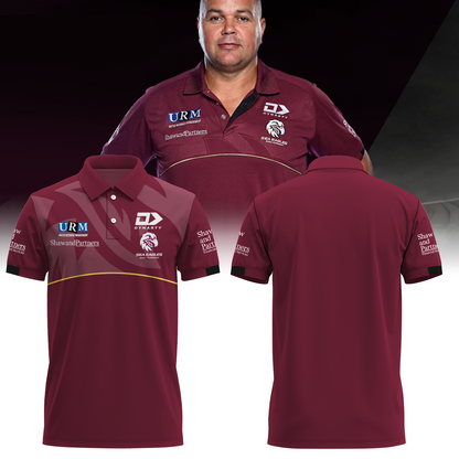 Manly Warringah Sea Eagles NRL Fear The Fortress Limited Edition Polo Shirt TM V2