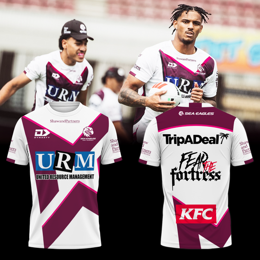 Manly Warringah Sea Eagles NRL Fear The Fortress Limited Edition T-Shirt TM V2