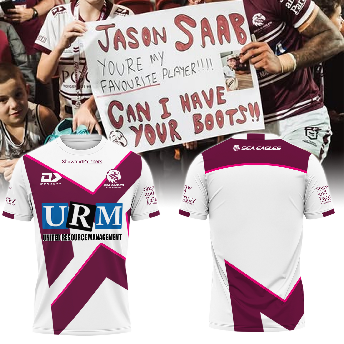Manly Warringah Sea Eagles NRL Fear The Fortress Limited Edition T-Shirt TM V3