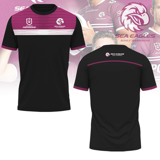 Manly Warringah Sea Eagles NRL Fear The Fortress Limited Edition T-Shirt TM V4