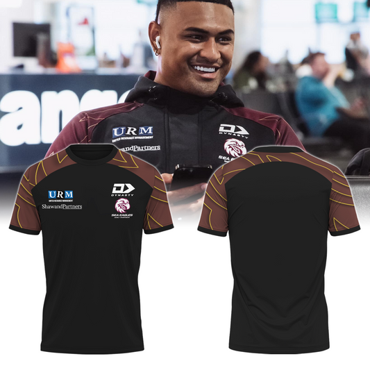 Manly Warringah Sea Eagles NRL Fear The Fortress Limited Edition T-Shirt TM V7