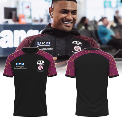 Manly Warringah Sea Eagles NRL Fear The Fortress Limited Edition T-Shirt TM V8