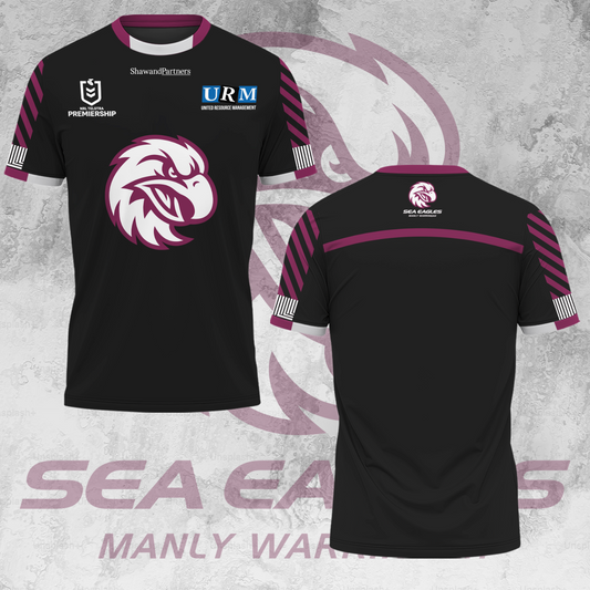 Manly Warringah Sea Eagles NRL Fear The Fortress Limited Edition T-Shirt TM V2
