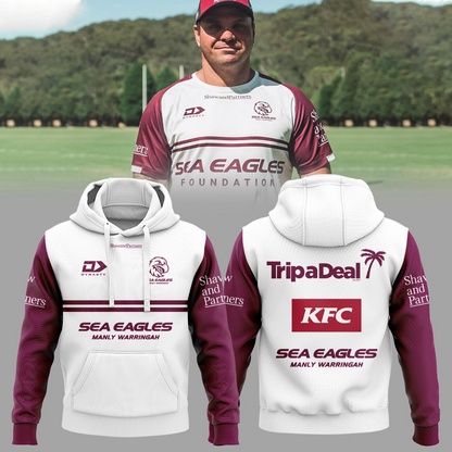 Manly Warringah Sea Eagles NRL Forever Limited Edition Hoodie TM V5
