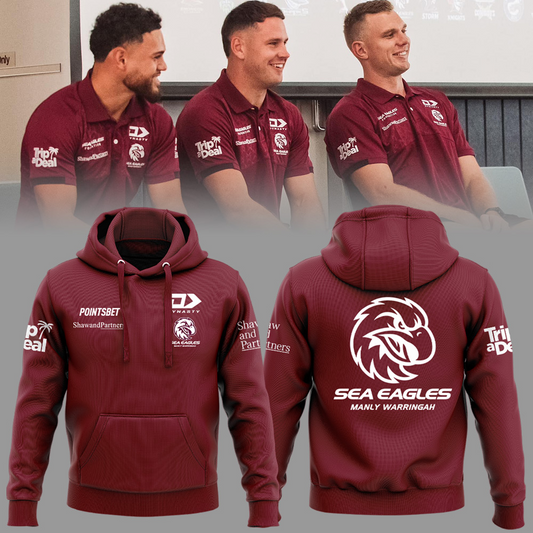Manly Warringah Sea Eagles NRL Forever Limited Edition Hoodie TM V7